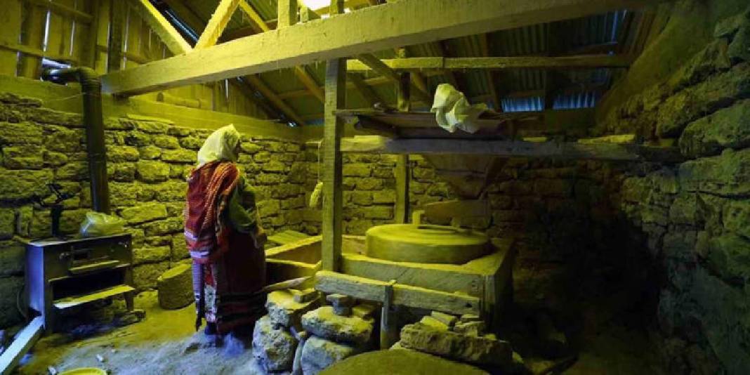 Tarihi su değirmenleri bereketle dönüyor! Yöre halkının elinden üretiliyor: Hem hanelere hem gurbete gıda oluyor 2